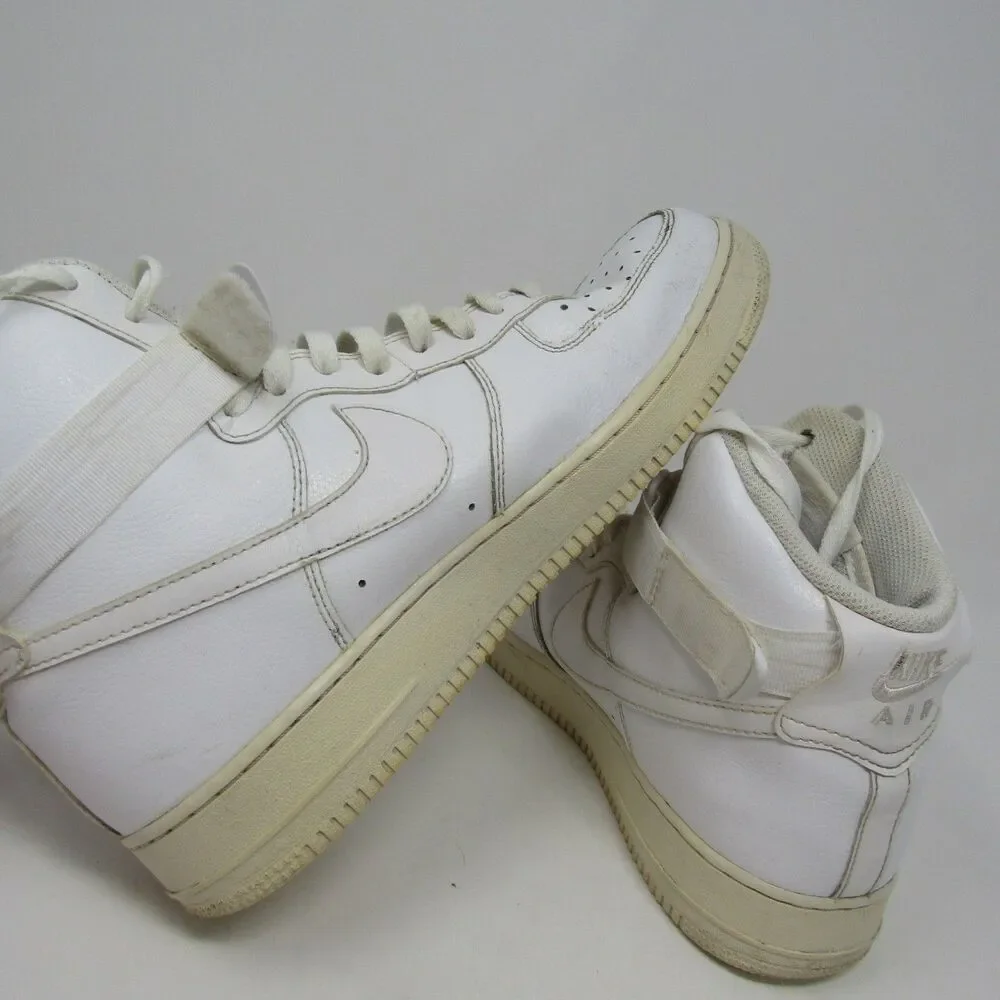 Nike Air Force 1 High AF1 White Athletic Sneakers Men's US 11.5 315121-115